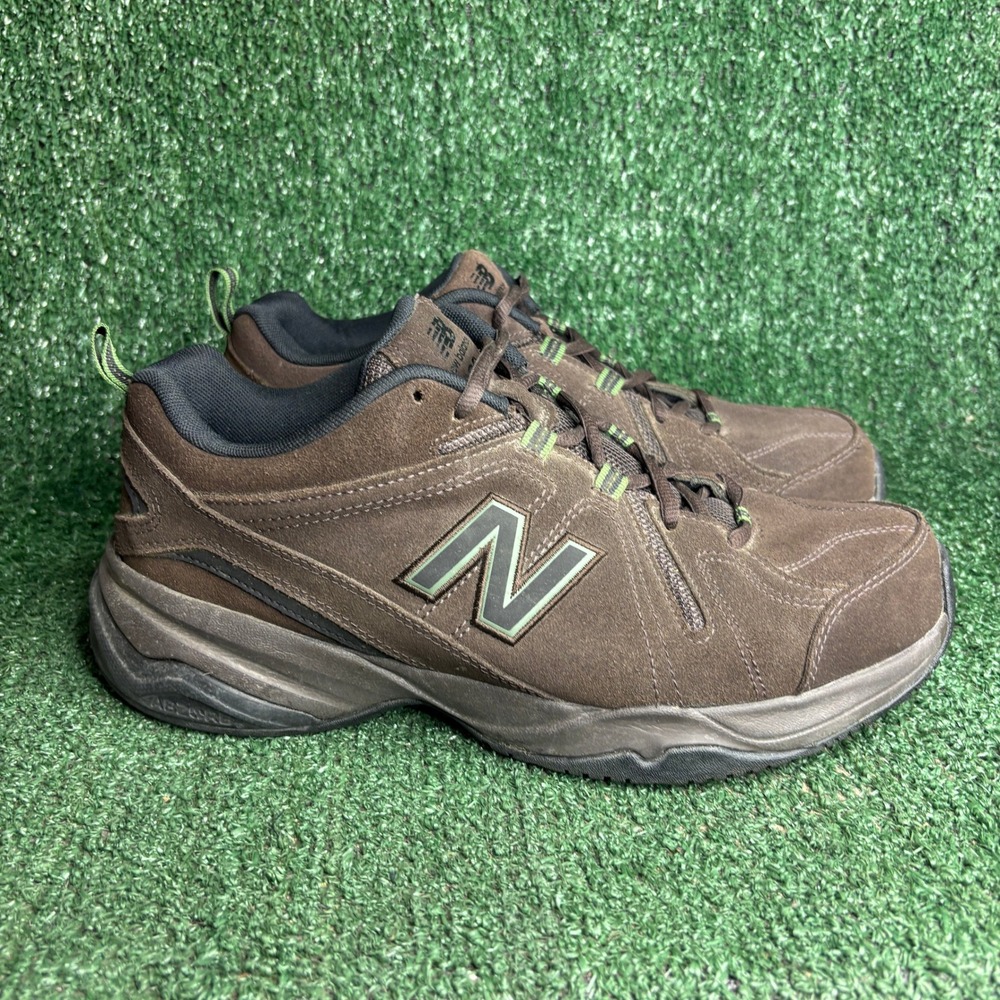 New Balance 608v4 Suede Abzorb Training Shoes Brown Mens Size 10.5 4E Extra Wide